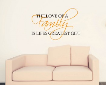 The Love of a Family Quotes Wall Decal Family Vinyl Art Stickers The Love of a Family Quotes Wall Decal Family Vinyl Art Stickers